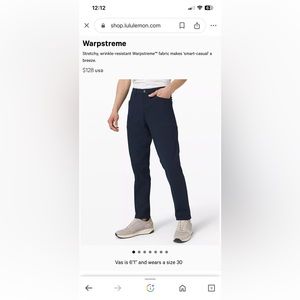 Lululemon Navy Pants